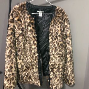 Leopard print jacket